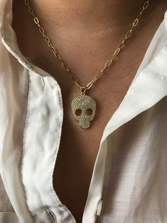 Skull link Necklace